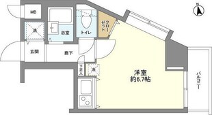 ガラステージ市ヶ谷壱番館の物件間取画像